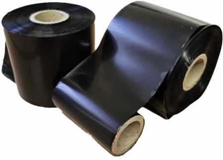 Black adhesive tape rolls